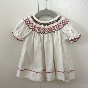 Smocked by Stelly Belly Christmas Dress